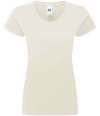 180F Russell Athletic Ladies Authentic Classic Ringspun T-Shirt Natural colour image
